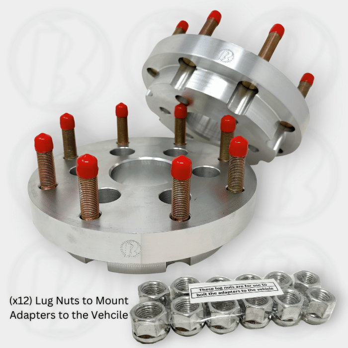 6x120 to 8x180 Wheel Adapters - Thickness: 1.75"- 4"