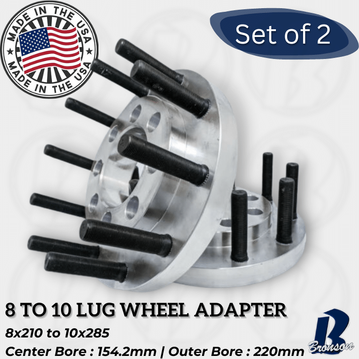 8x210 to 10x285 Hub Centric Wheel Spacer/Adapter - Thickness: 1"- 3"