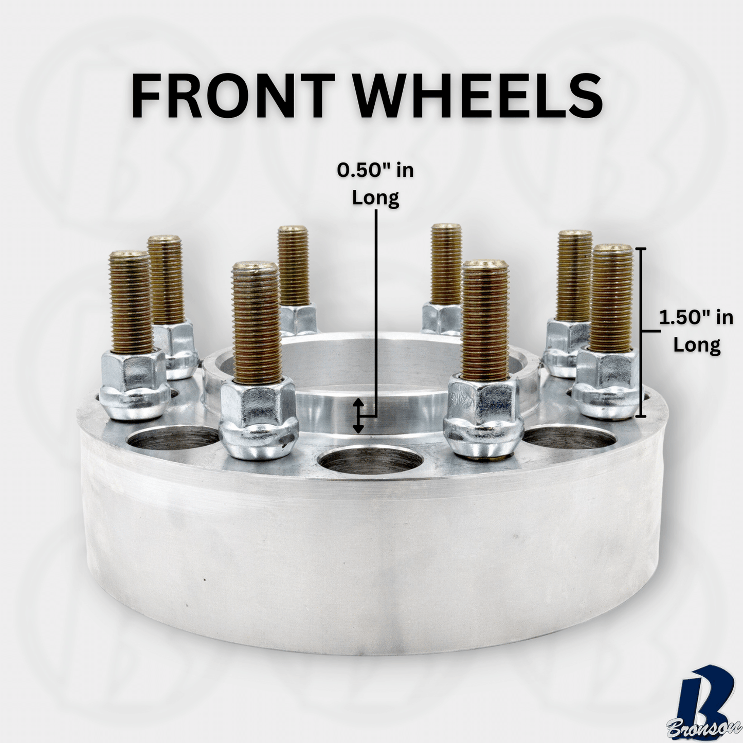 8x6.5" to 8x210 Hub Centric Wheel Spacer/Adapter - Thickness: 1"-4"