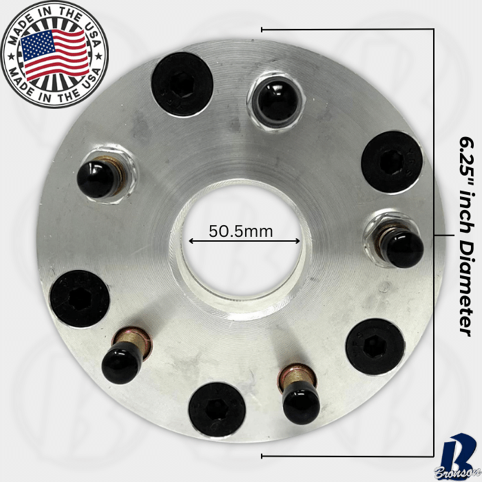 3x3.58" to 5x4.5" 2 piece Wheel Adapter - Thickness: 1.5" - 3"