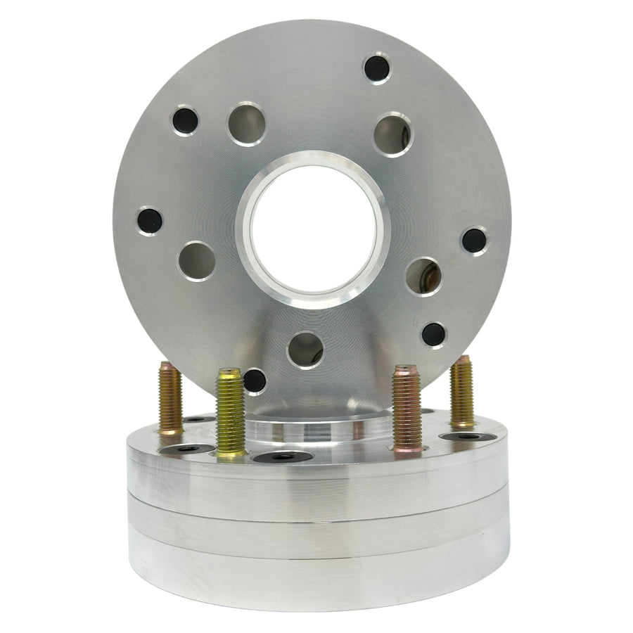5x5.5" to 6x5.5" | 2-Piece Hub Centric Wheel Adapters - Thickness: 1.5" - 3" | AKA 5x139.7 to 6x139.7
