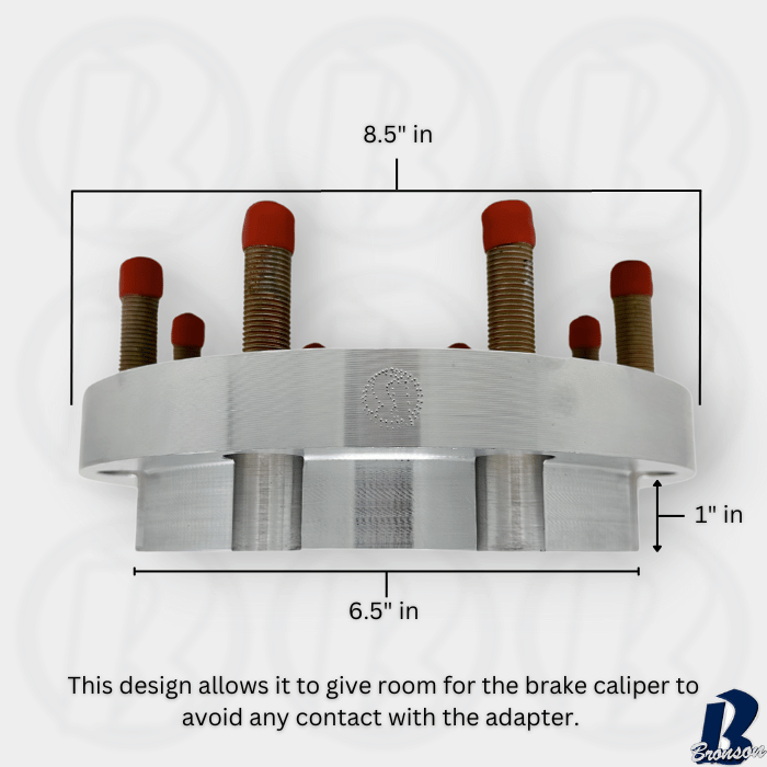 6x120 to 8x180 Wheel Adapters - Thickness: 1.75"- 4"