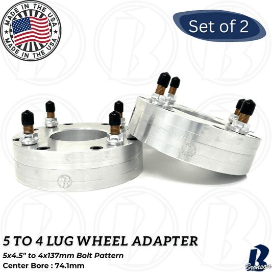 5x4.5 to 4x137 Wheel Adapter