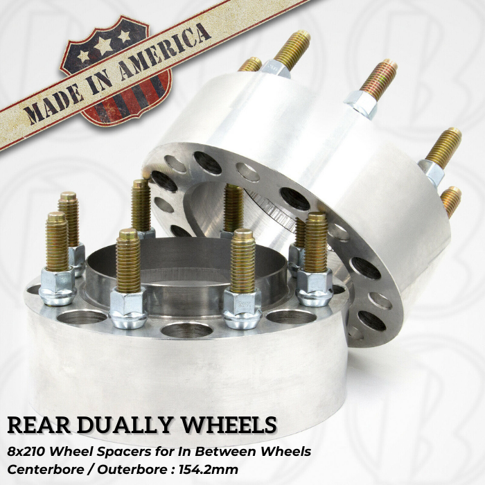 8x210 to 8x210 Wheel Spacer/Adapter - Thickness: 1"- 4"