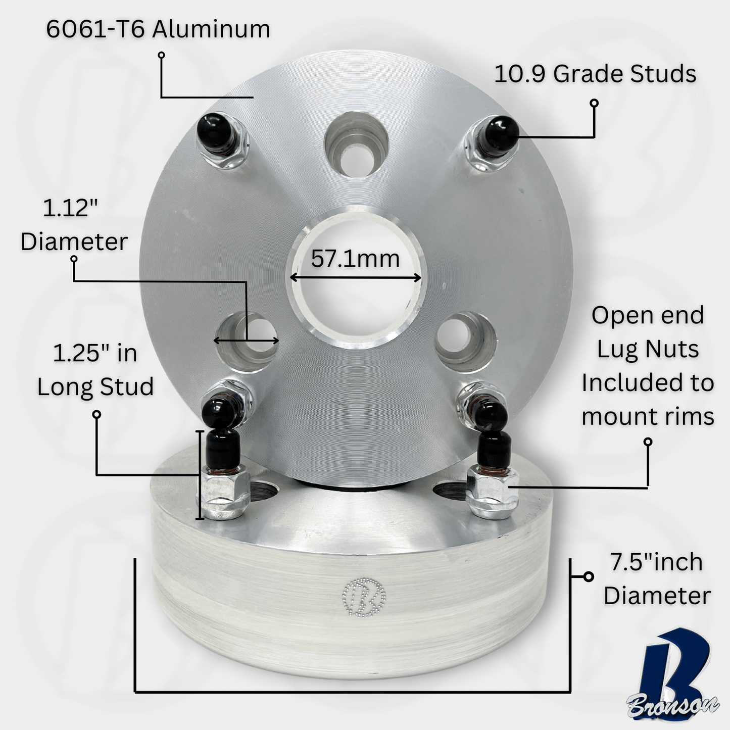 3x112 to 4x156 Smart Car Wheel Adapter - Thickness: 1" - 3"