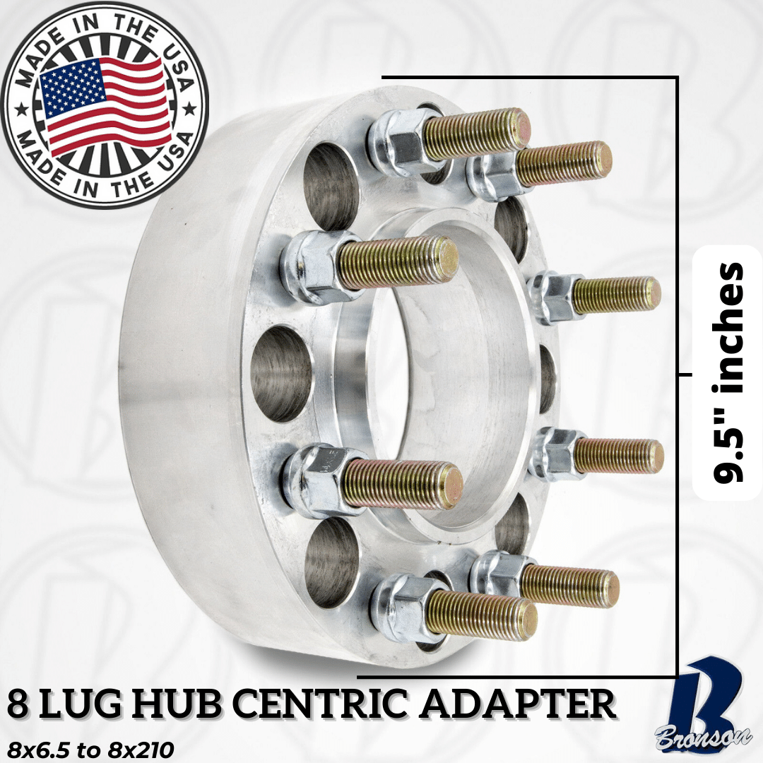 8x6.5" to 8x210 Hub Centric Wheel Spacer/Adapter - Thickness: 1"-4"