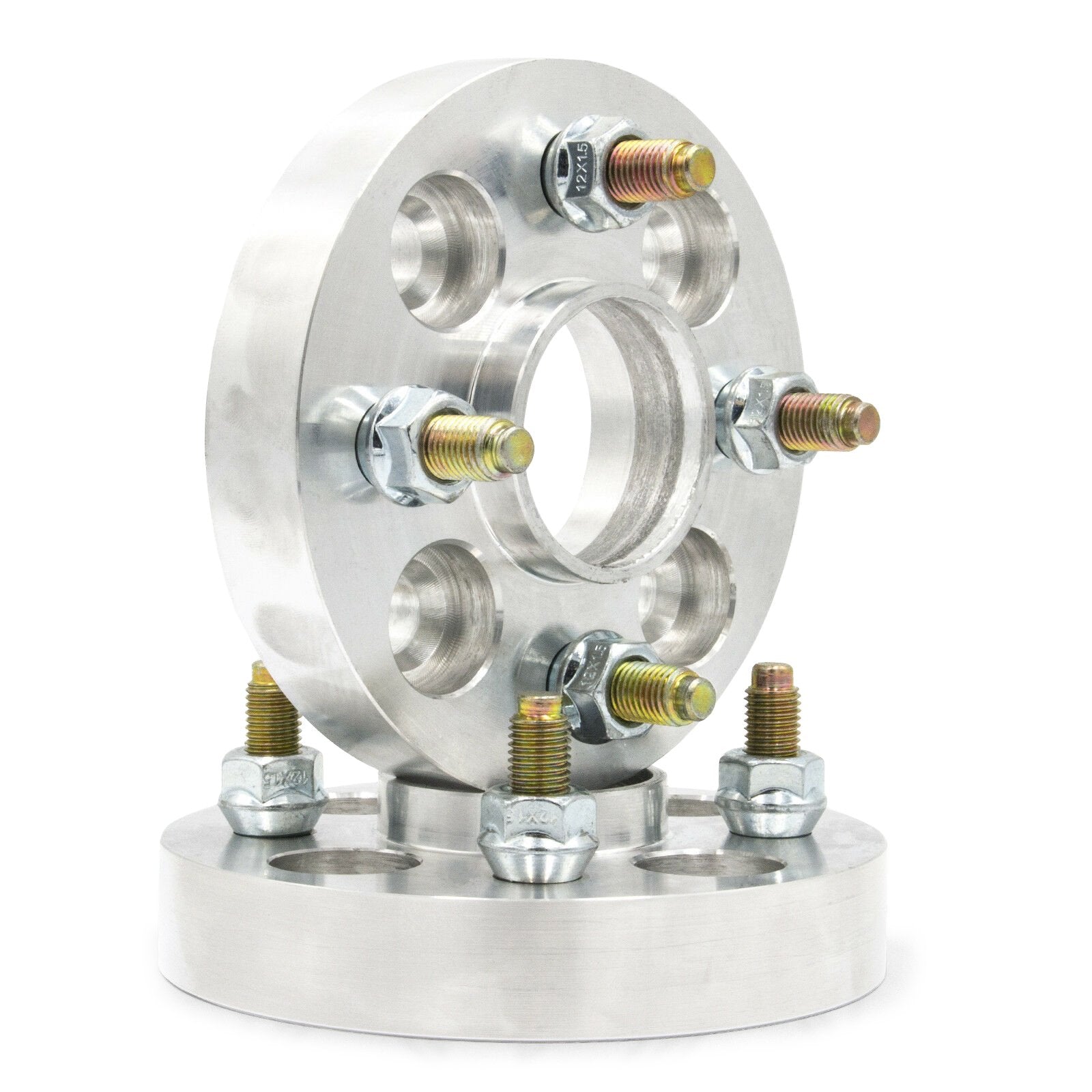 Set Of 4 Wheel Spacers & Adapters - Converts 4x108 To 5x114.3 (4x4.25 To 5x4.5)
