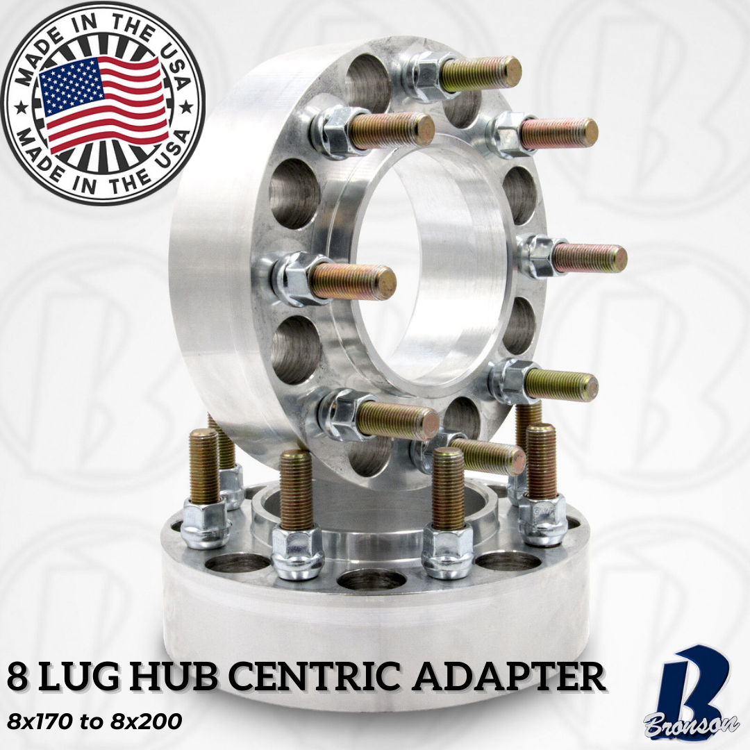 8x170 to 8x200 Hub Centric Wheel Spacer/Adapter - Thickness: 1"- 4"