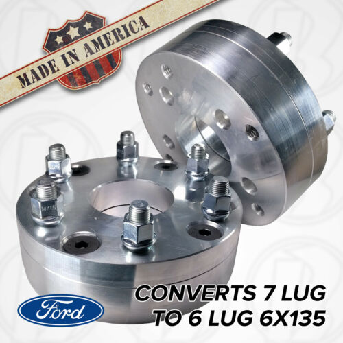7x150 to 6x135 2 piece Wheel Adapter - Thickness: 1.5" - 3"