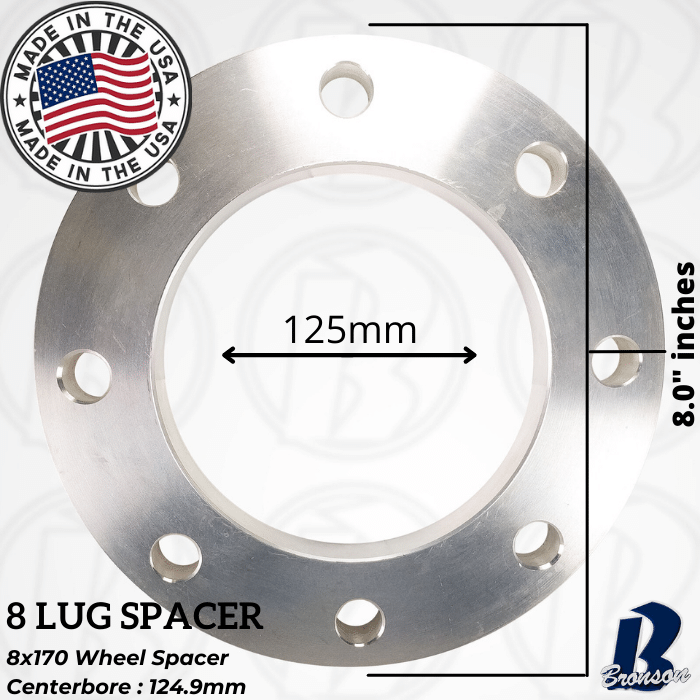 8x6.5 Wheel Spacer - Thickness: 1/2" - 1.0"