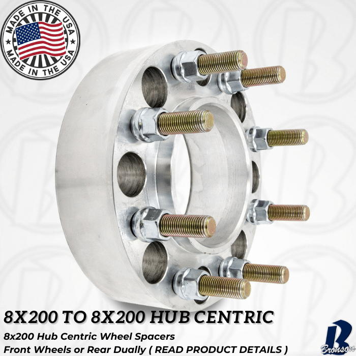 8x200 to 8x200 Hub Centric Wheel Spacer/Adapter - Thickness: 1