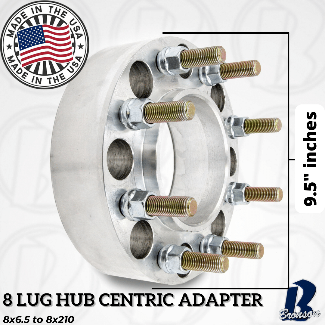 8x6.5" to 8x210 Hub Centric Wheel Spacer/Adapter - Thickness: 1"- 2.5"