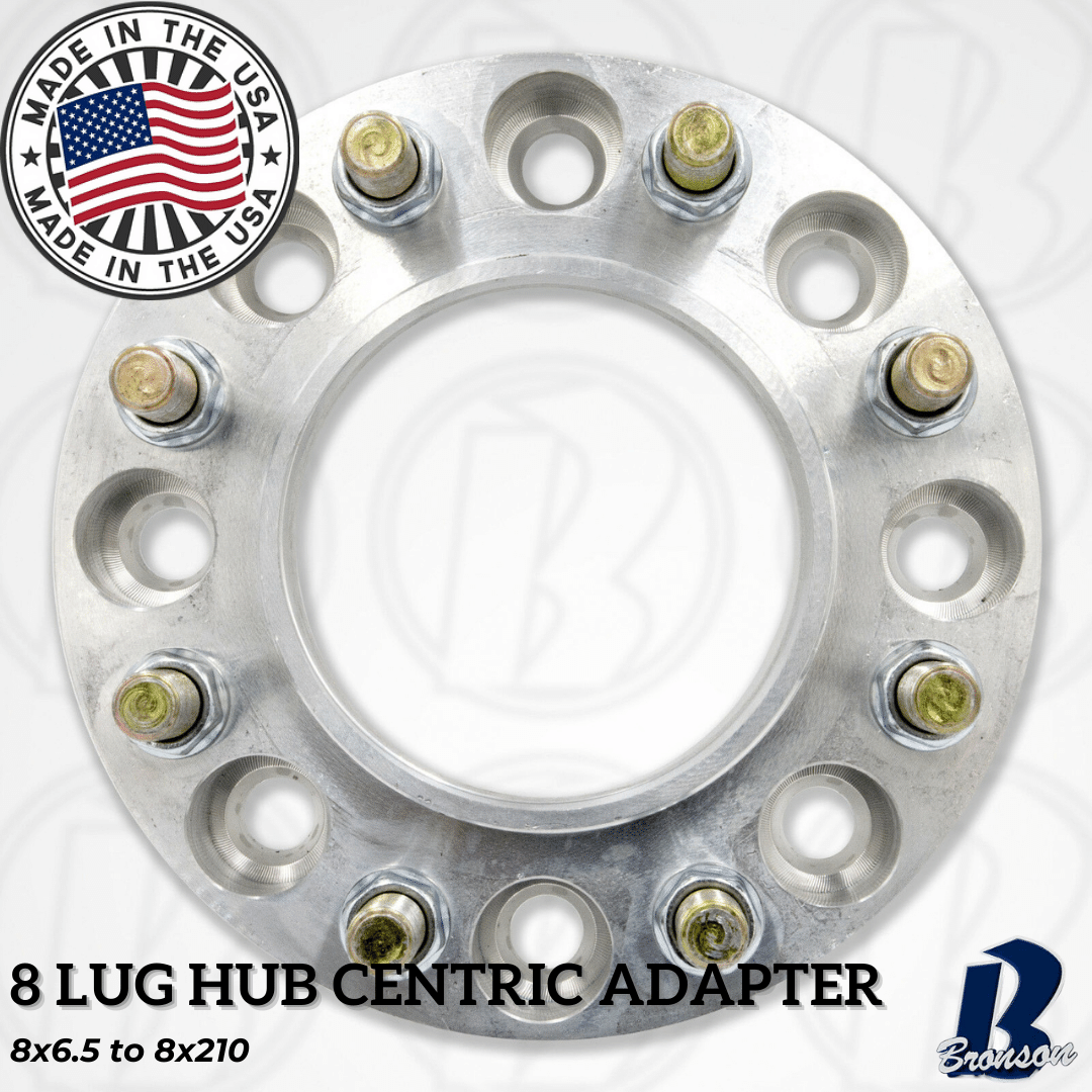 8x6.5" to 8x210 Hub Centric Wheel Spacer/Adapter - Thickness: 1"-4"