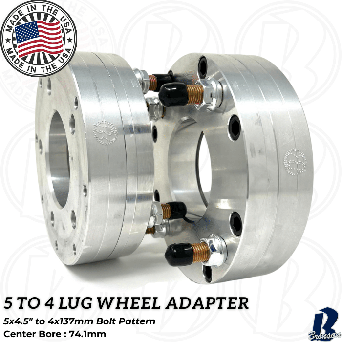 5x4.5 to 4x137 2 piece Wheel Adapter - Thickness: 1.5 - 3