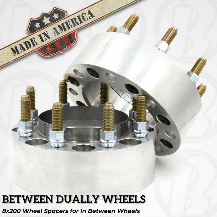 8x200 to 8x200 Hub Centric Wheel Spacers - Thickness: 1