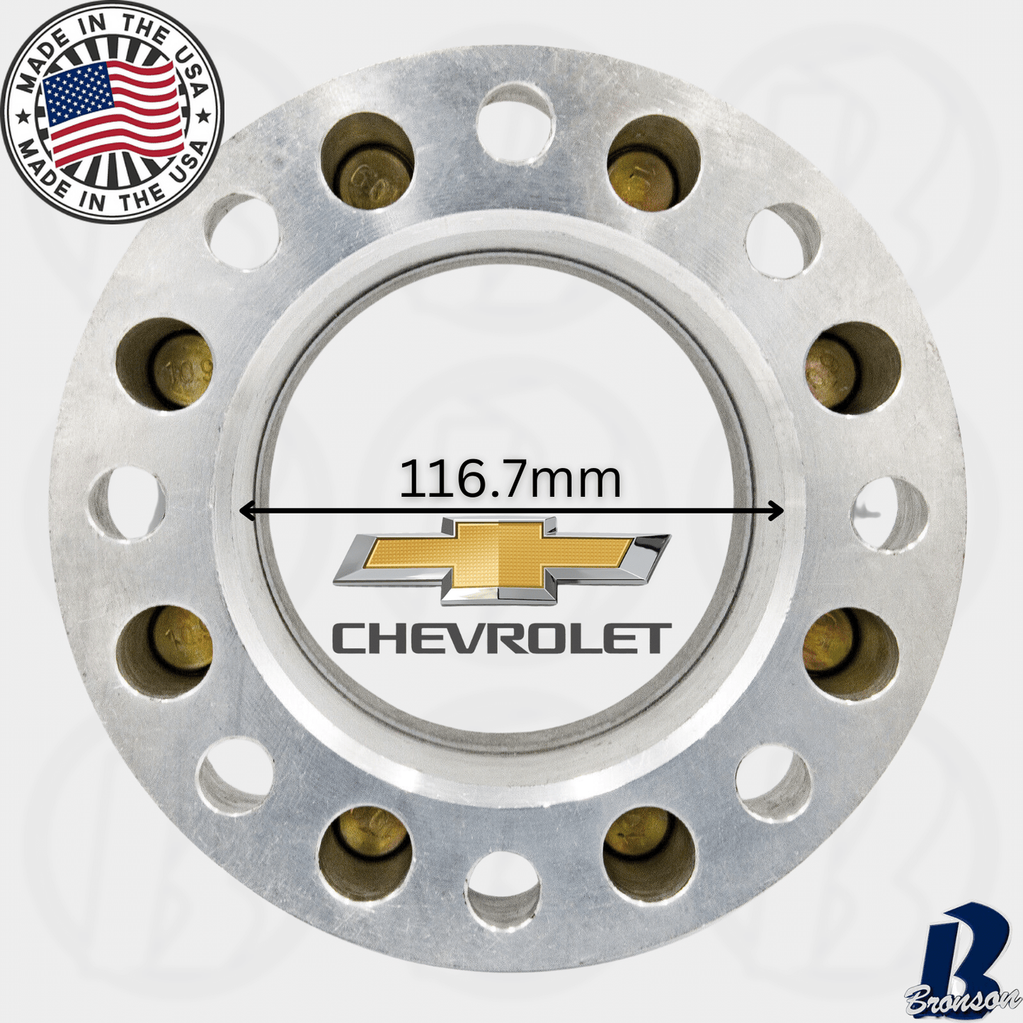 8x6.5" to 8x200 Hub Centric Wheel Spacer/Adapter - Thickness: 1"- 2.5"