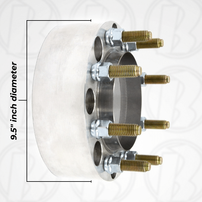 8x200 to 8x200 Hub Centric Wheel Spacers - Thickness: 1
